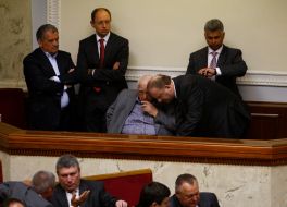 Efim Zvyagilskiy and Arseniy Yatsenyuk