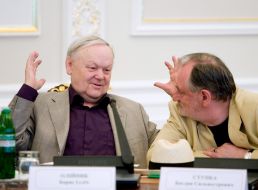 Борис Олейник и Богдан Ступка