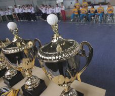 Participants of the Continental eurocup on volley-ball sitting
