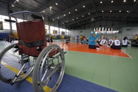 Participants of the Continental eurocup on volley-ball sitting