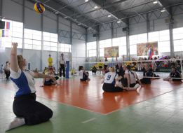 Participants of the Continental eurocup on volley-ball sitting