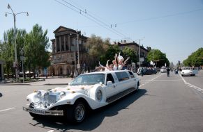 Participants of Parade of fiancees