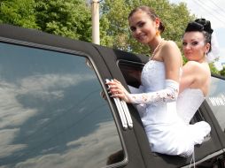 Participants of Parade of fiancees