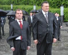 Viktor Yanukovich and Dmitriy Medvedev