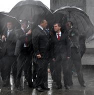 Viktor Yanukovich and Dmitriy Medvedev