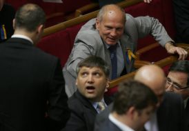 Yuriy Miroshnichenko, Yaroslav Kendzyor and Yuriy Klyuchkovskiy