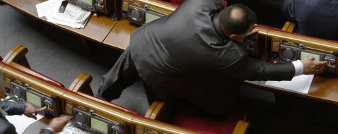 A people’s deputy votes