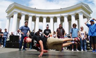 Participant of festival ”Children of streets”