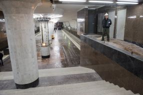 Building of the tube station ”Alekseevskaya”