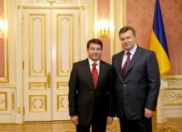Viktor Yanukovich and Nurberdi Amanmuradov