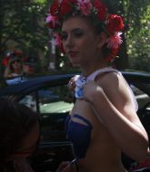 Активистка женского движения ”FEMEN”