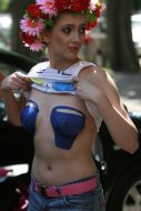 Активистка женского движения ”FEMEN”