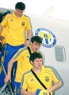 Members of the combined team of Ukraine on football