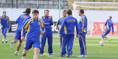 Players of the national team of Ukraine