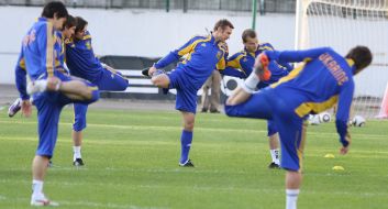 Players of the national team of Ukraine