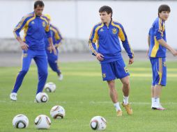Players of the national team of Ukraine