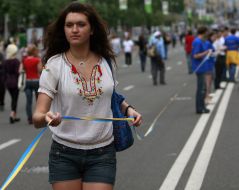 Учасниця акції