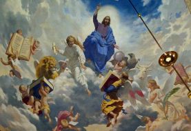 Painting of dome ”Sky of Church”