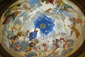 Painting of dome ”Sky of Church”