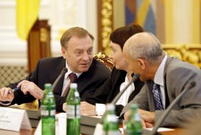 Aleksandr Lavrinovich, Elena Lukash and Andrey Strizhak