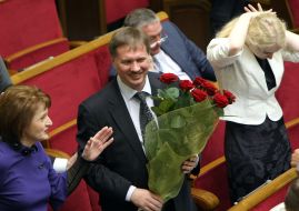 Taras Chirnovil and Yelena Shishkina