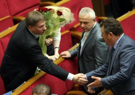 Taras Chirnovil and Aleksandr Kuzmuk