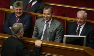 Vladimir Sivkovich, Andrey Klyev and Nikolai Azarov