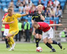 Football. Norway’s National team – Ukraine’s National team