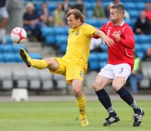 Football. Norway’s National team – Ukraine’s National team