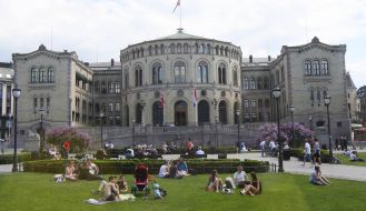 Будівля парламенту в Осло