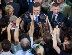 Anna German and Viktor Yanukovich