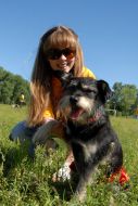 Girl with the dog