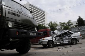 Разбитый автомобиль