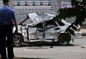 Разбитый автомобиль