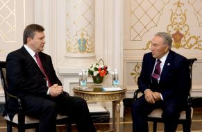 Виктор Янукович и Нурсултан Назарбаев