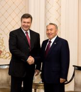 Виктор Янукович и Нурсултан Назарбаев