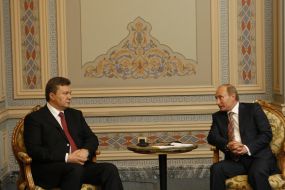 Виктор Янукович и Владимир Путин