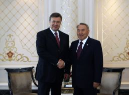 Виктор Янукович и Нурсултан Назарбаев