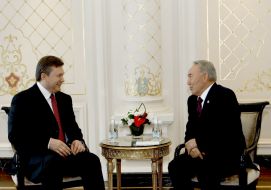 Виктор Янукович и Нурсултан Назарбаев