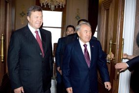 Виктор Янукович и Нурсултан Назарбаев
