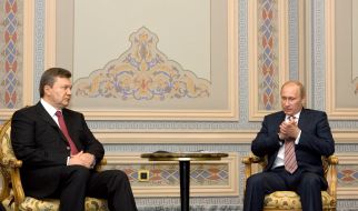 Виктор Янукович и Владимир Путин