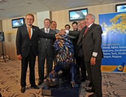 Presentation ceremony participants