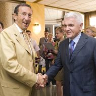 Vladimir Litvin and Gianfranco Fini