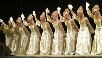 Participants of band of dance the name of Pavel Virsky