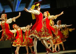Participants of band of dance the name of Pavel Virsky