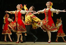 Participants of band of dance the name of Pavel Virsky