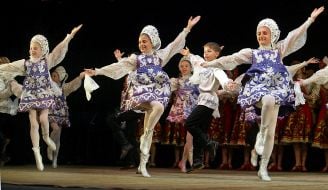 Participants of band of dance the name of Pavel Virsky
