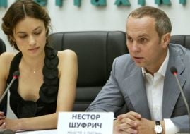 Olga Kurilenko and Nestor Shufrich