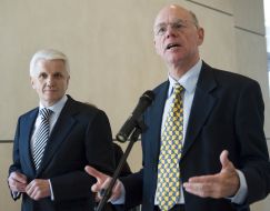 Володимир Литвин та Норберт Ламмерт