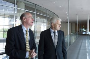 Володимир Литвин та Норберт Ламмерт